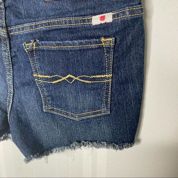 Lucky Brand Riley Short Raw Hem Denim Shorts Size 10 Girl's Summer Cotton Blend - Picture 8 of 10